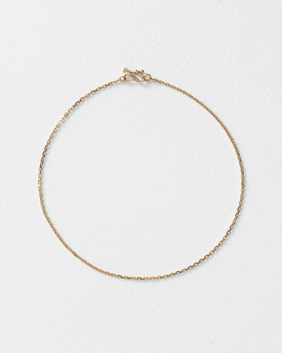 DIAMOND CUT BRACELET - YG - Clasp