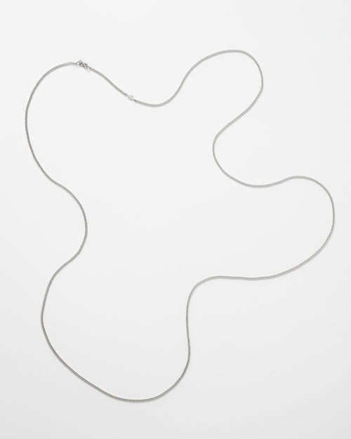 Pansar Facet hip chain - silver - clasp