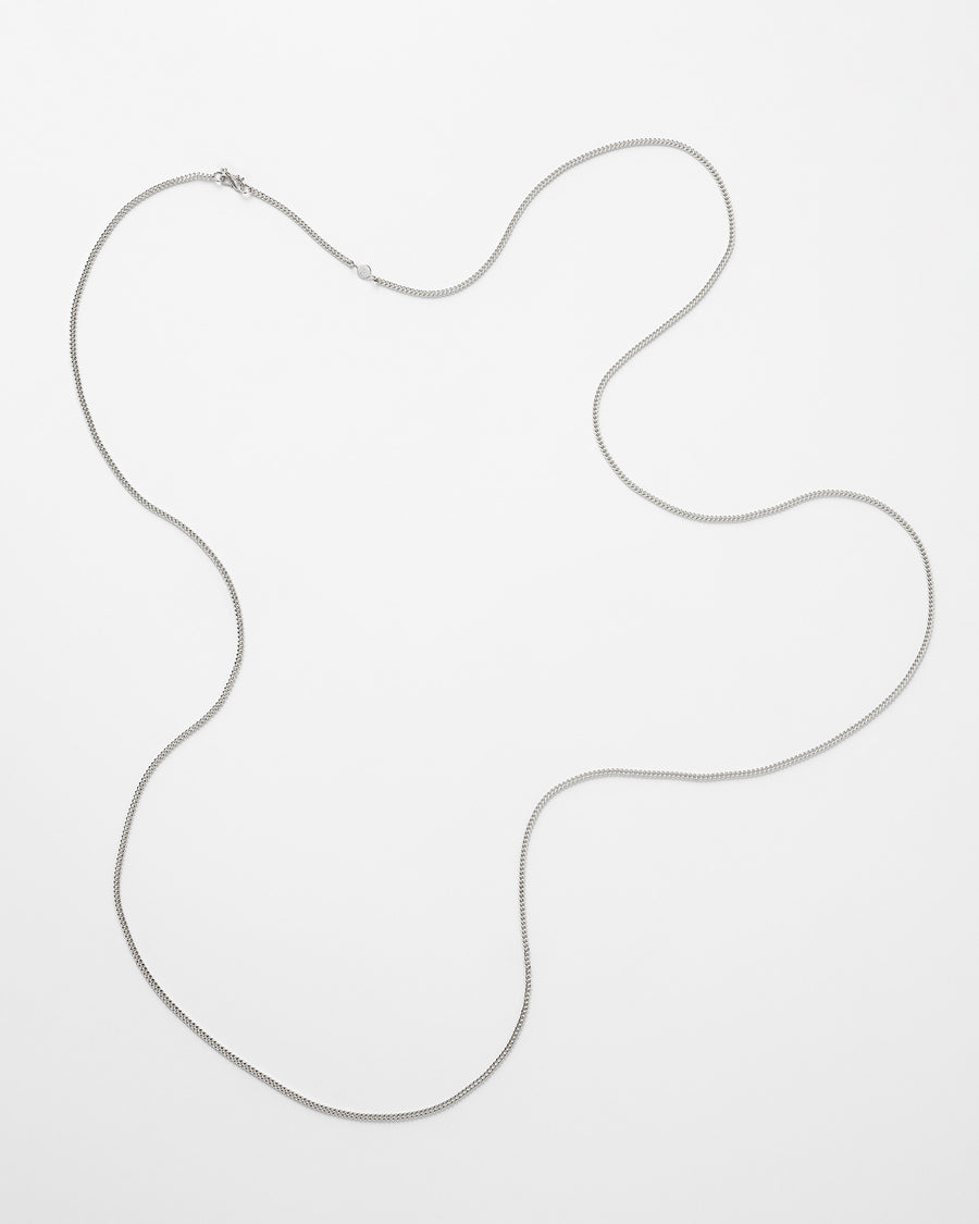 Pansar Facet hip chain - silver - clasp
