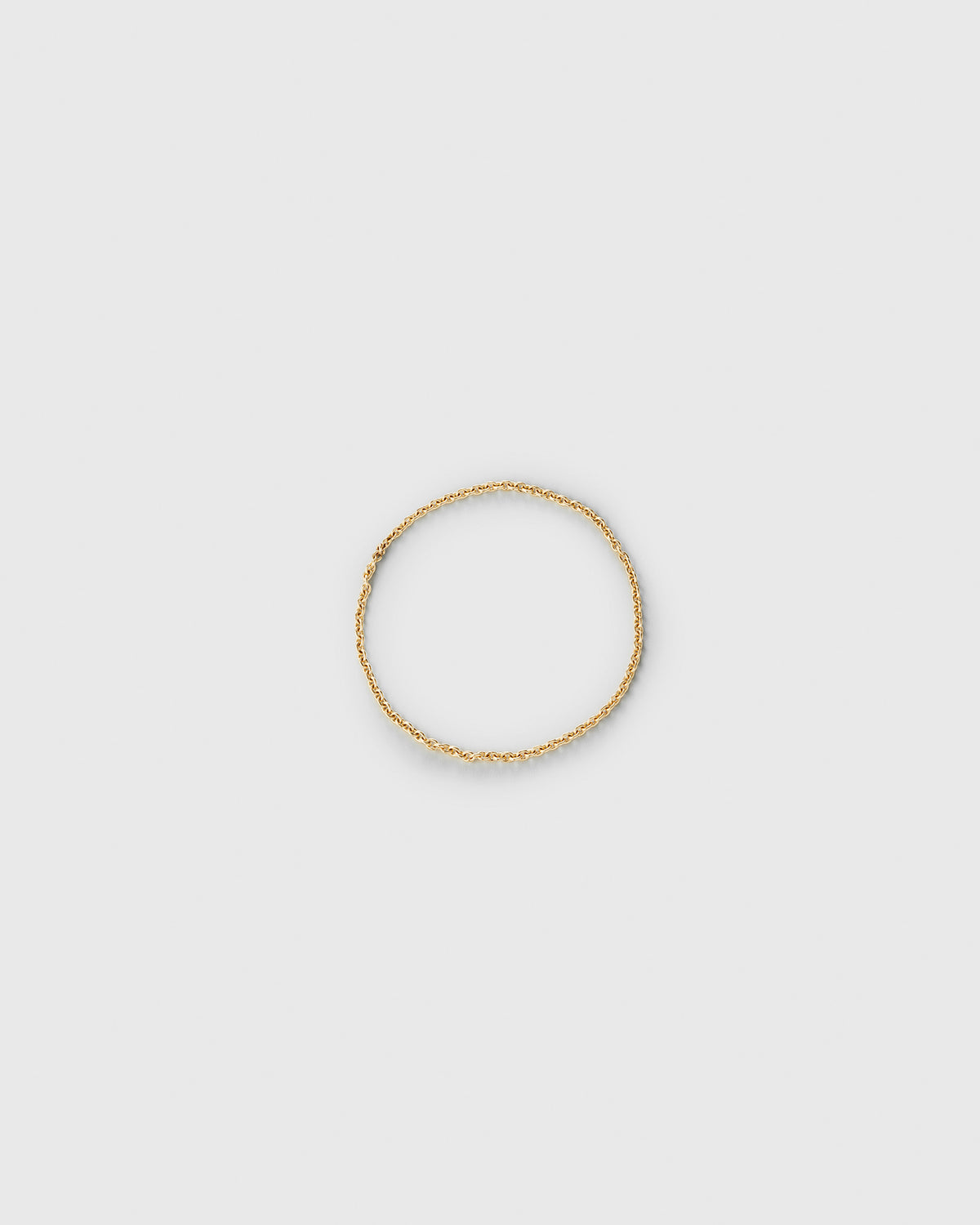 Diamond Cut Infinity ring - yellow gold