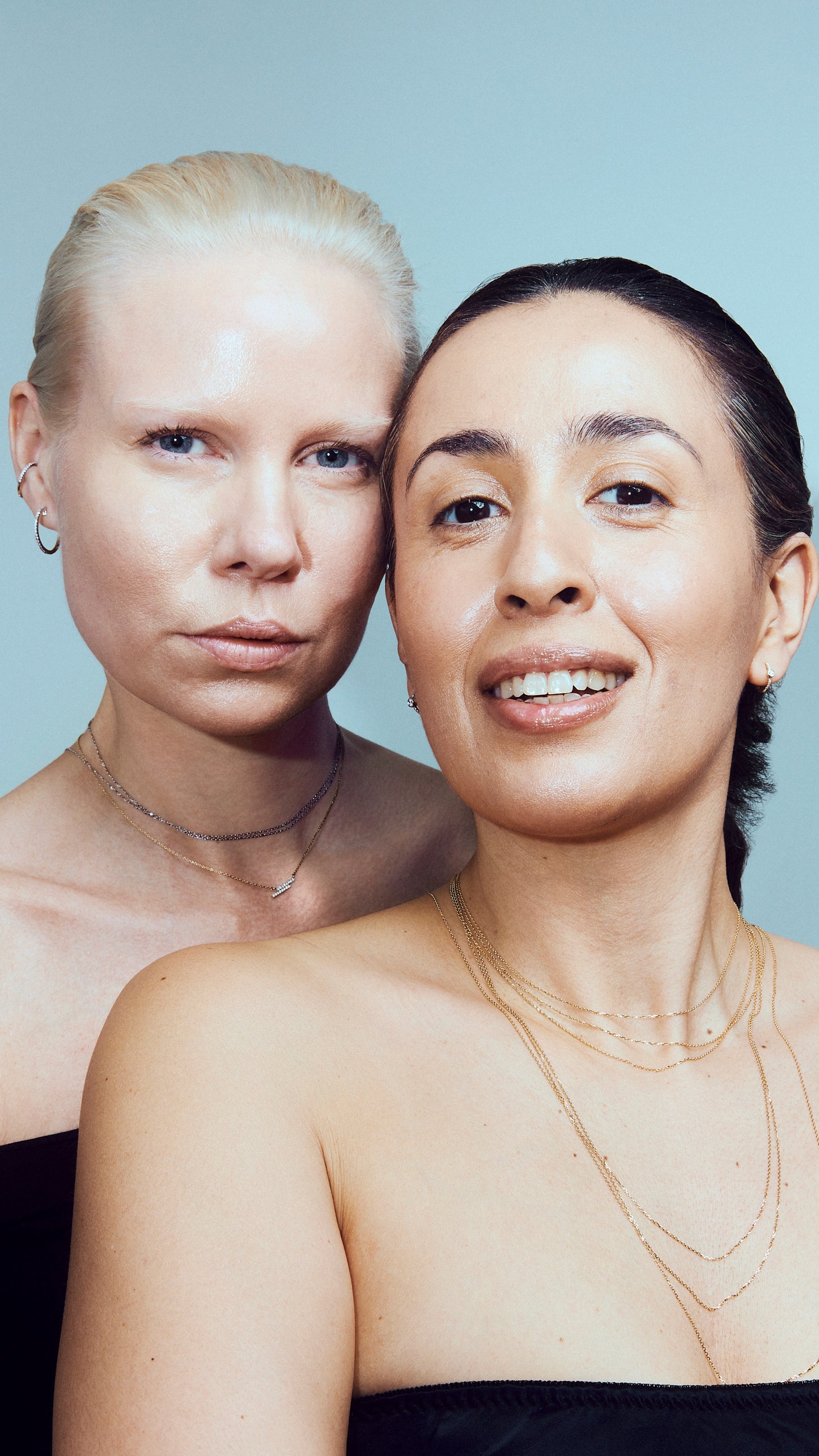 PANSAR FACET NECKLACE - SILVER - Clasp