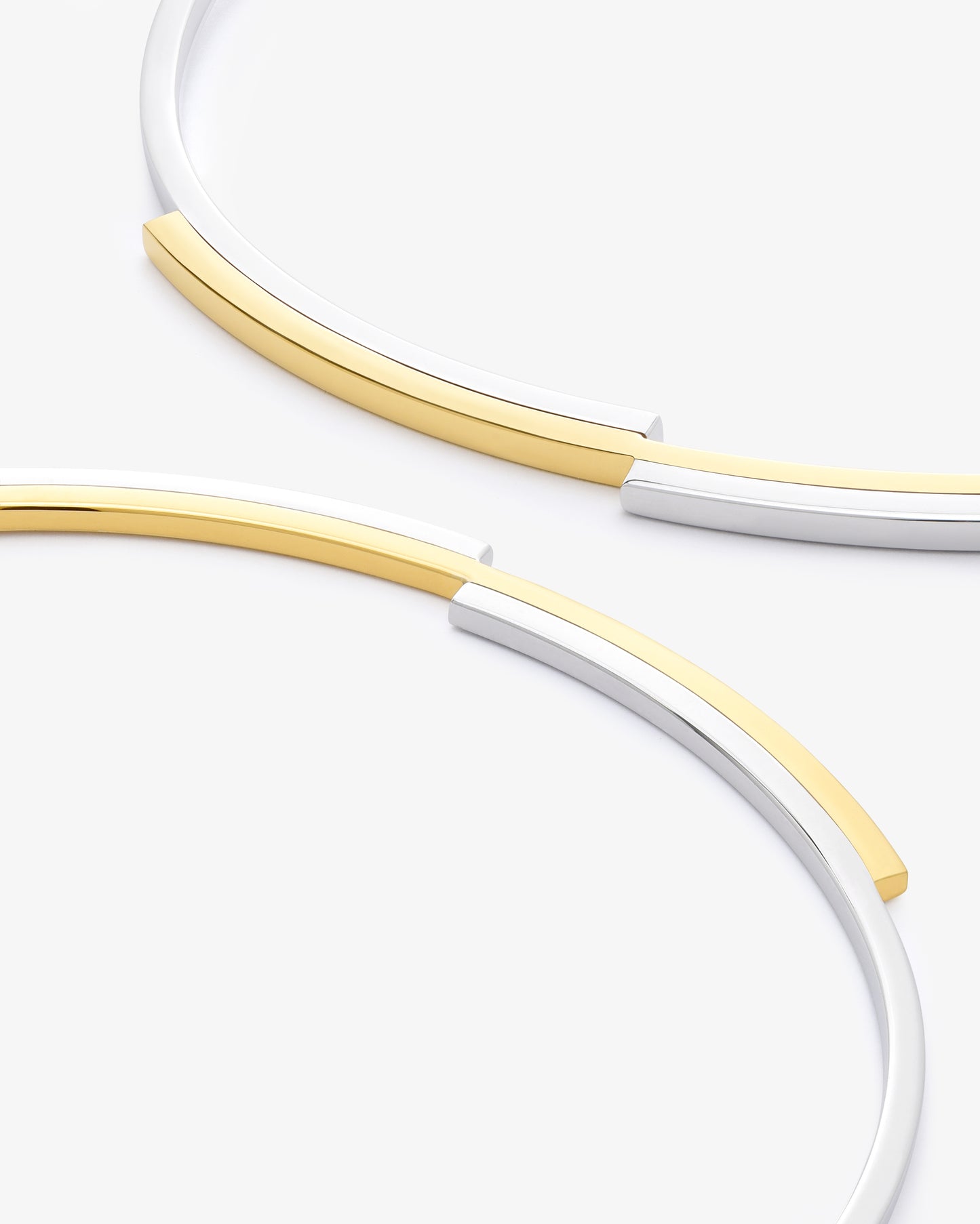 OLYMPIA CHOKER - RHODIUM & VERMEIL