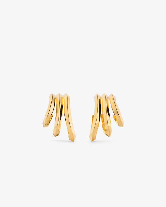 THEMIS STUD EARRINGS - VERMEIL