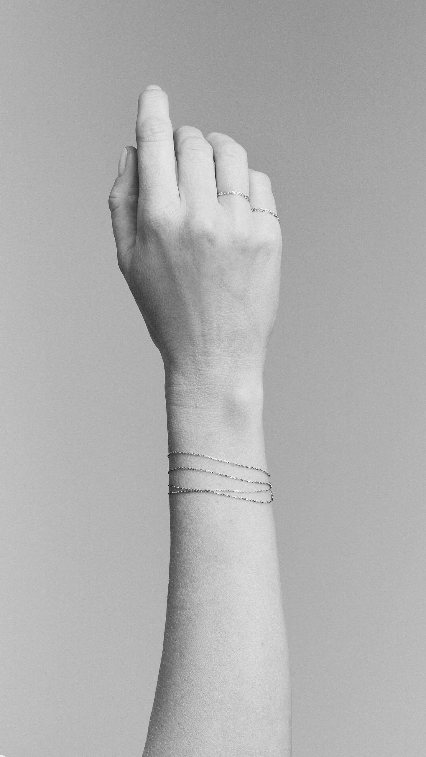 PANSAR FACET BRACELET - SILVER - Clasp