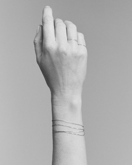 Pansar Facet bracelet - silver - clasp