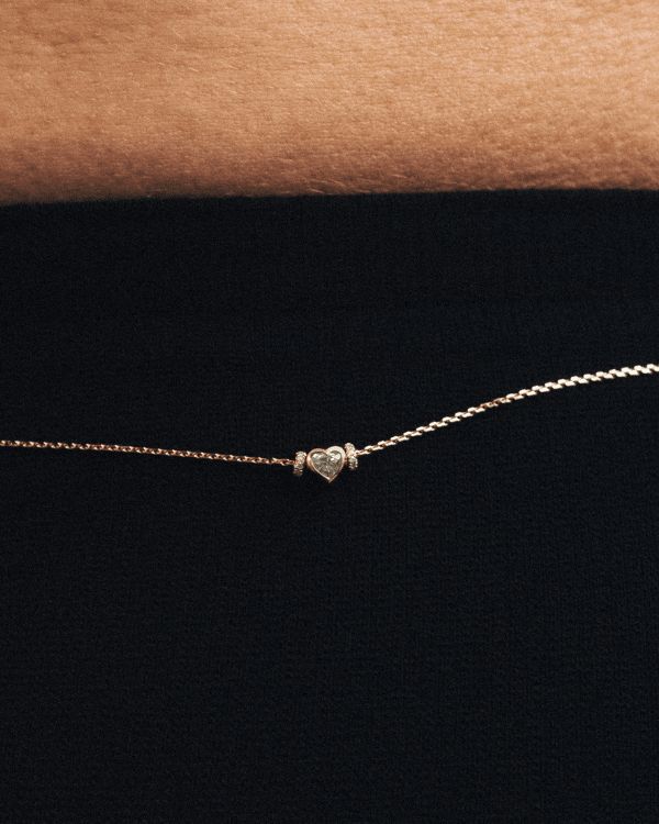 DIAMOND CUT NECKLACE - YG - clasp