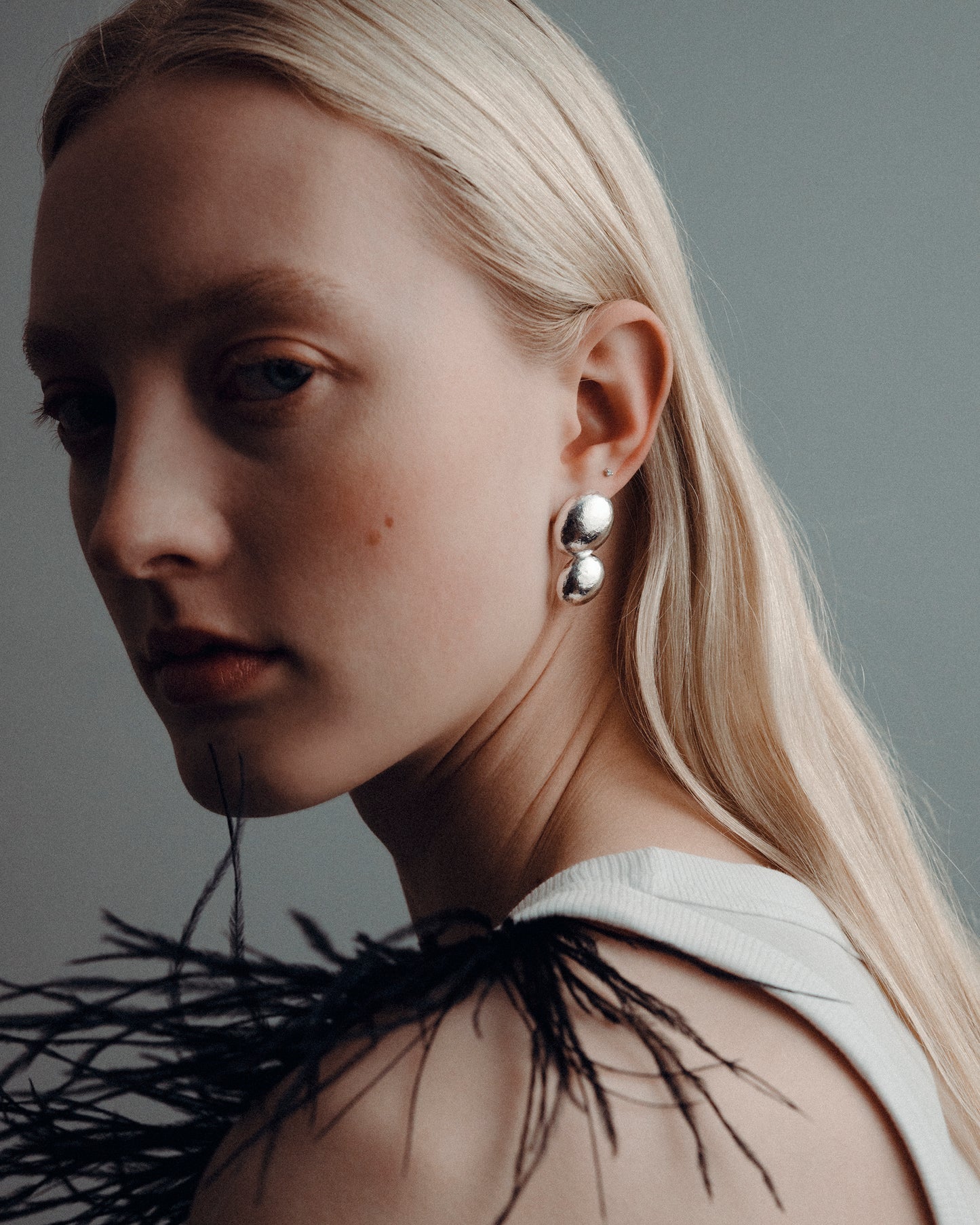 PLANE EARRINGS - SILVER