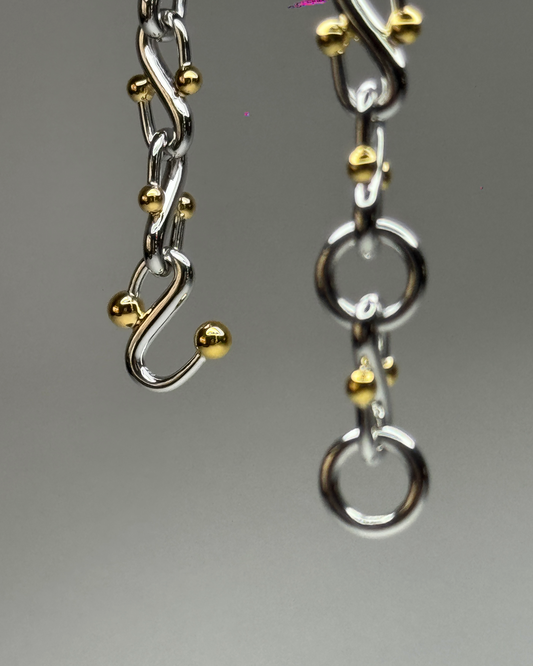 FALCAT BRACELET - RHODIUM & VERMEIL