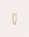 HOOP WHITE DIAMOND & YELLOW/WHITE GOLD - 10mm