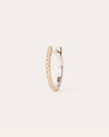 HOOP WHITE DIAMOND & YELLOW/WHITE GOLD - 11mm