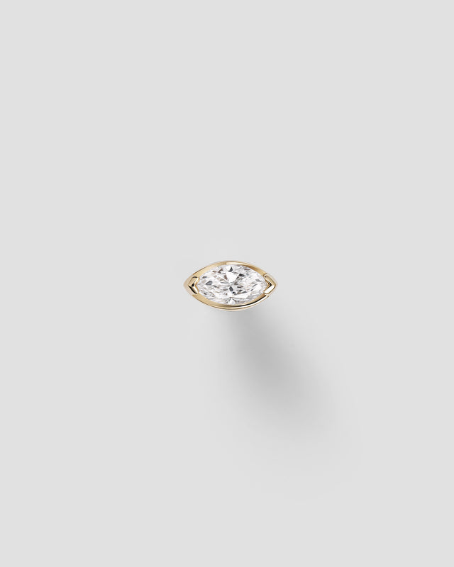 Andromis labret — Yellow gold