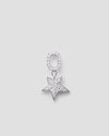 CELESTE STAR PENDANT - WHITE DIAMONDS & WHITE GOLD