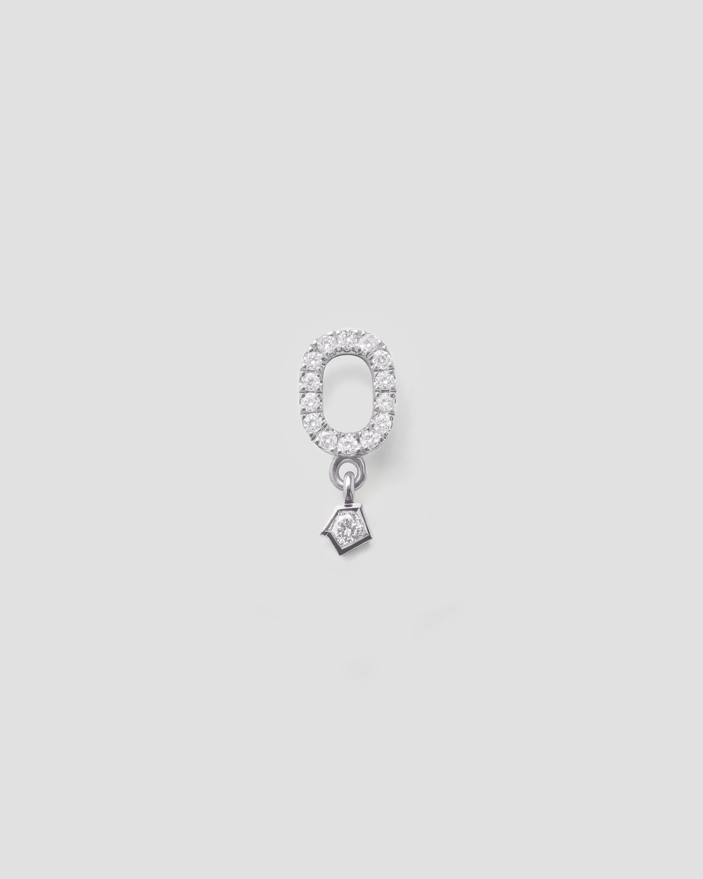 ECHO PENDANT - WHITE LAB DIAMONDS - WHITE GOLD