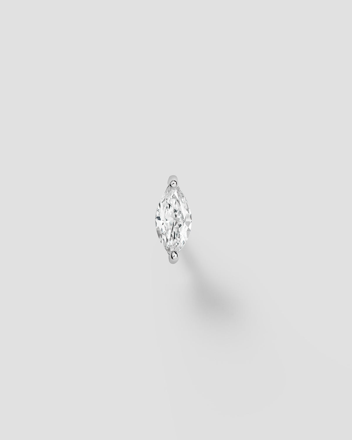 INNER STRENGTH LABRET MARQUISE CUT DIAMOND WHITE GOLD