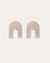 IRIS ARCH STUDS - SILVER