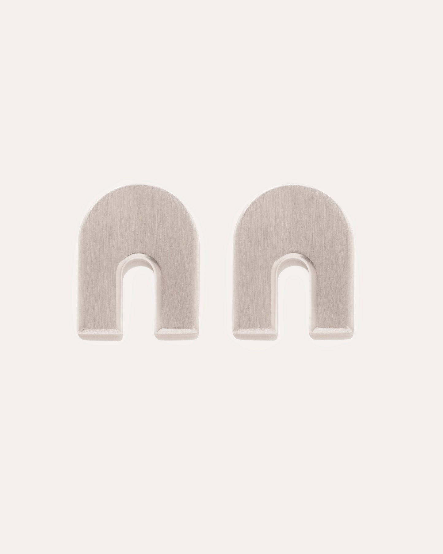 IRIS ARCH STUDS - SILVER