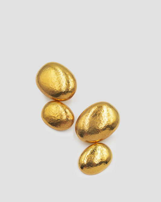Module earrings gold