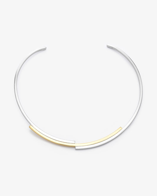 OLYMPIA CHOKER - RHODIUM & VERMEIL