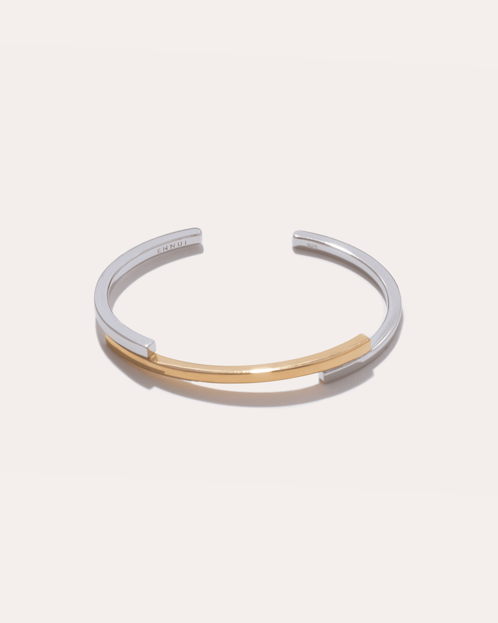 Olympia Armring - rhodium & vermeil