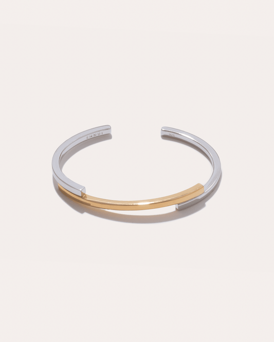 Olympia Armring - rhodium & vermeil