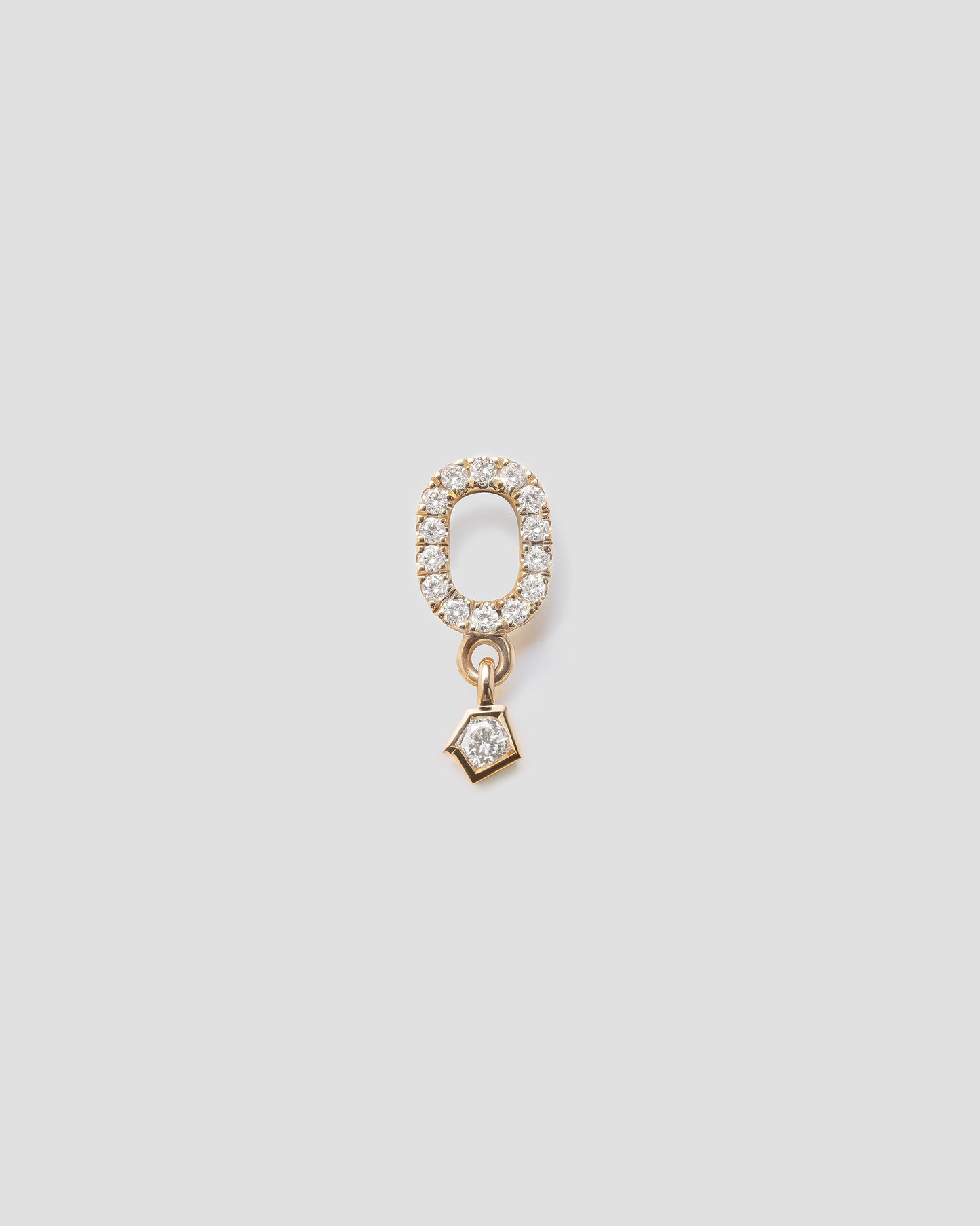 ECHO PENDANT - WHITE LAB DIAMONDS - YELLOW GOLD