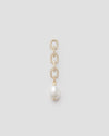 ERA PEARL PENDANT - WHITE LAB DIAMONDS/PEARL & YELLOW GOLD