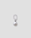 RAY WHITE LAB DIAMOND & PEARL PENDANT - WHITE GOLD