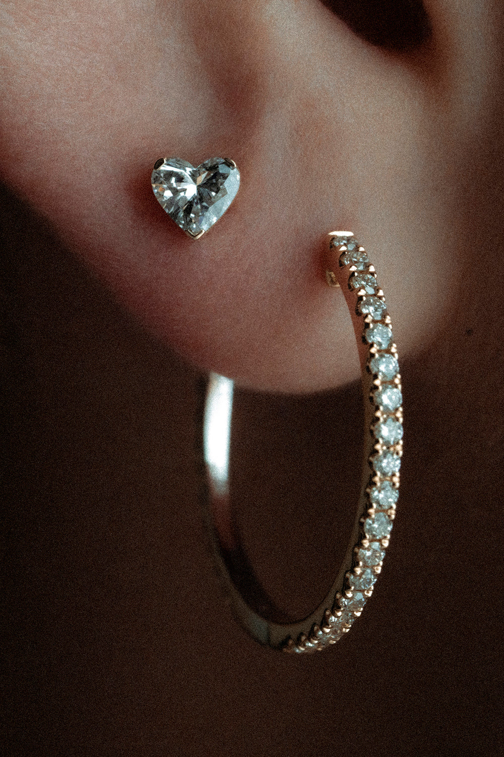 EROSIA HEART LABRET - W - YG