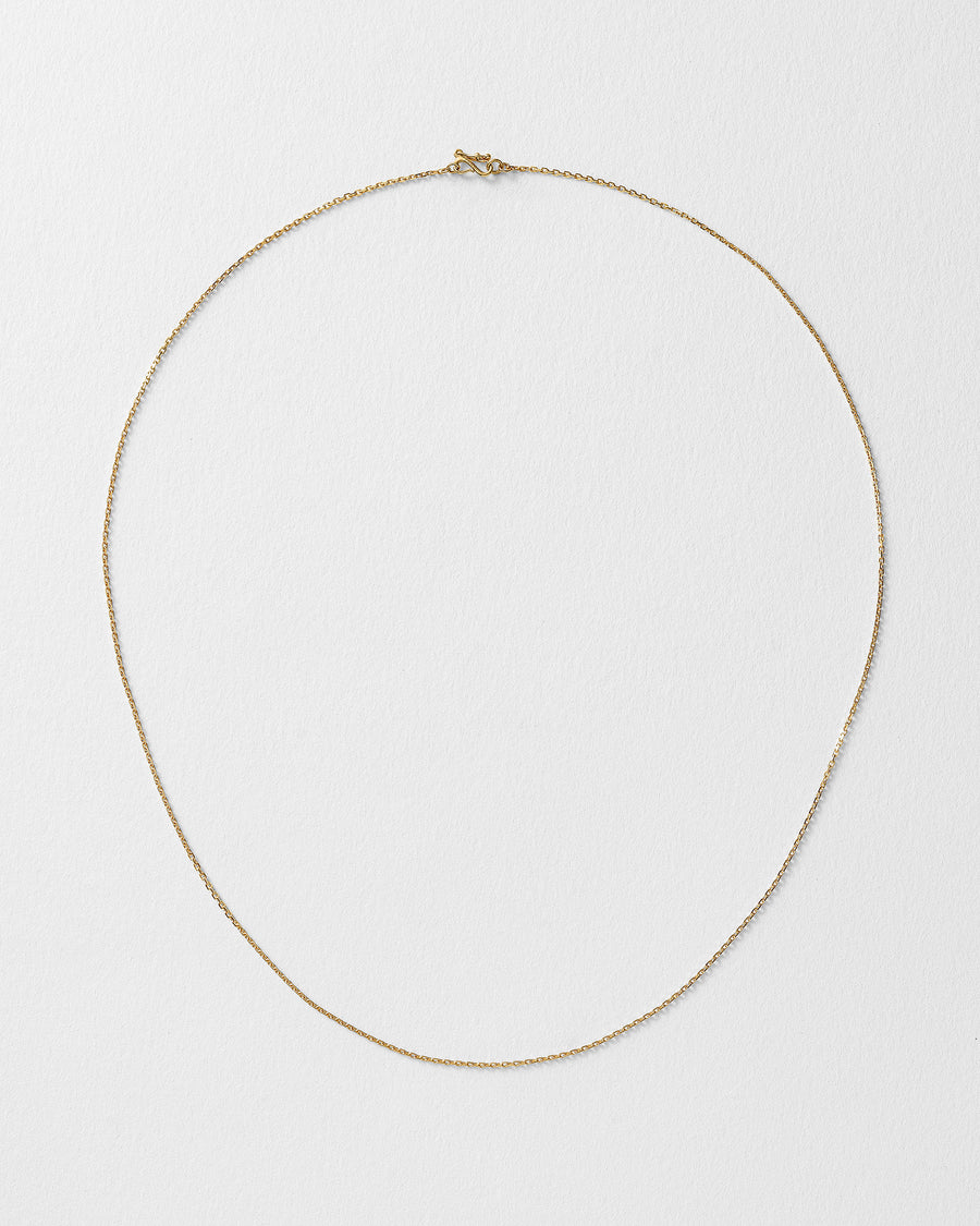 DIAMOND CUT NECKLACE - YG - clasp