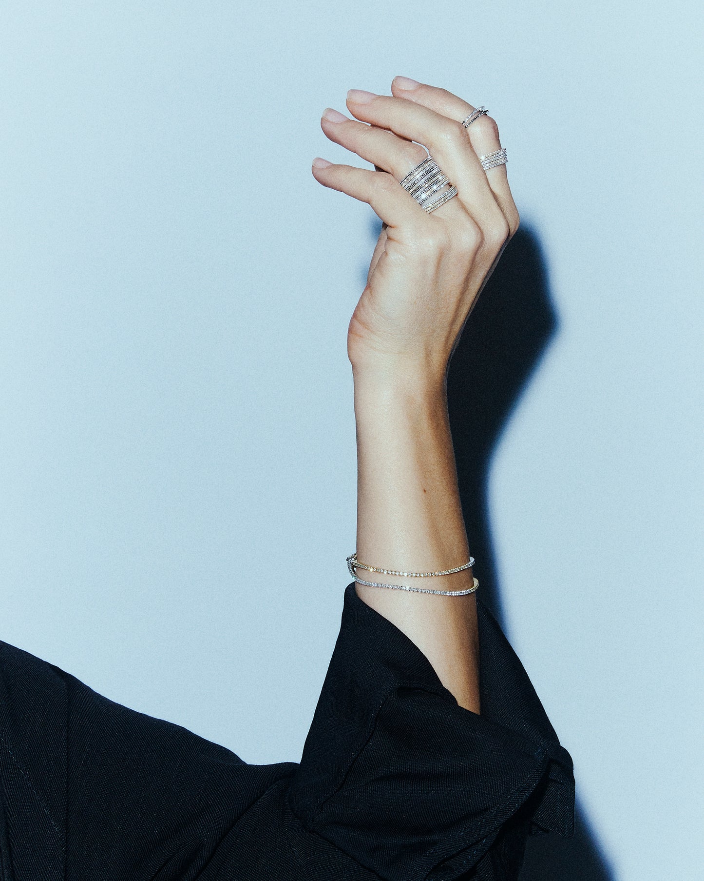 HERA RING - WHITE DIAMONDS & WHITE/YELLOW GOLD