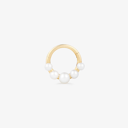 PEARL CLICKER - YELLOW GOLD