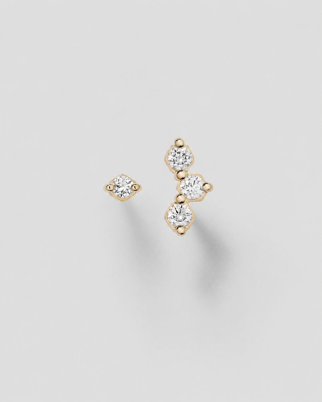 THE EVERYDAY SET - WHITE DIAMOND - YELLOW GOLD