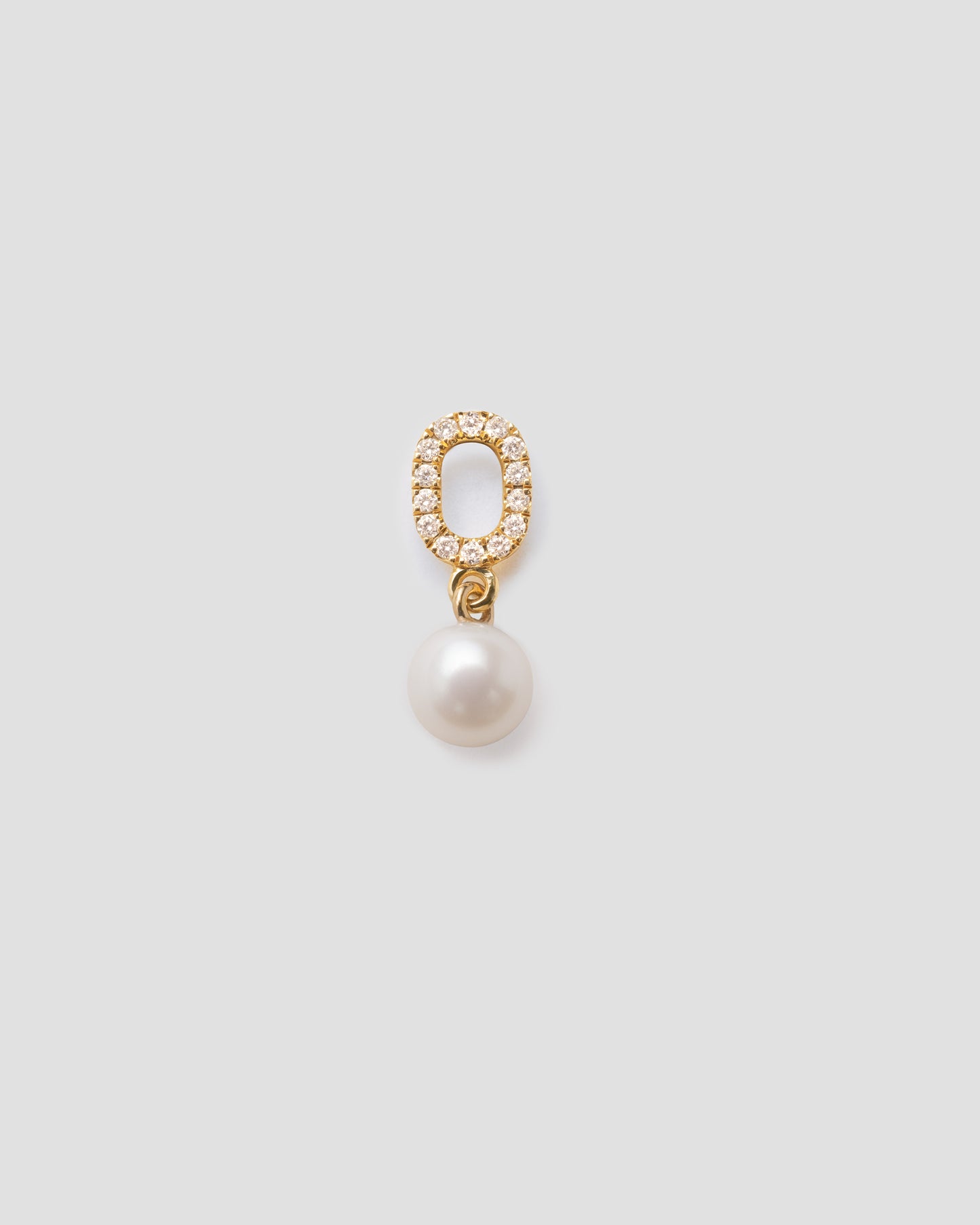 RAY WHITE LAB DIAMOND & PEARL PENDANT - YELLOW GOLD