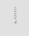 ERA PEARL PENDANT - WHITE LAB DIAMONDS/PEARL & WHITE GOLD