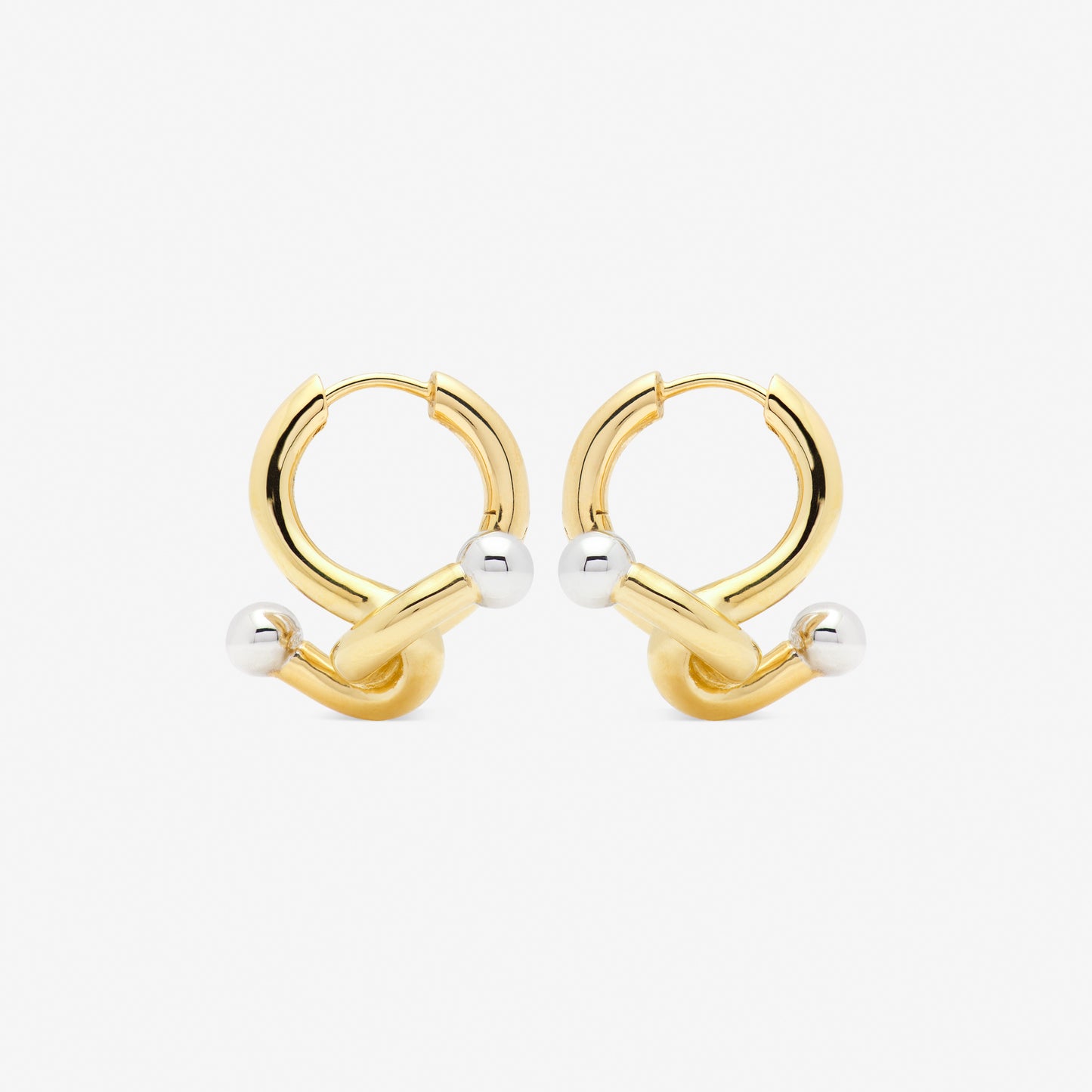 falcate earrings gold backside