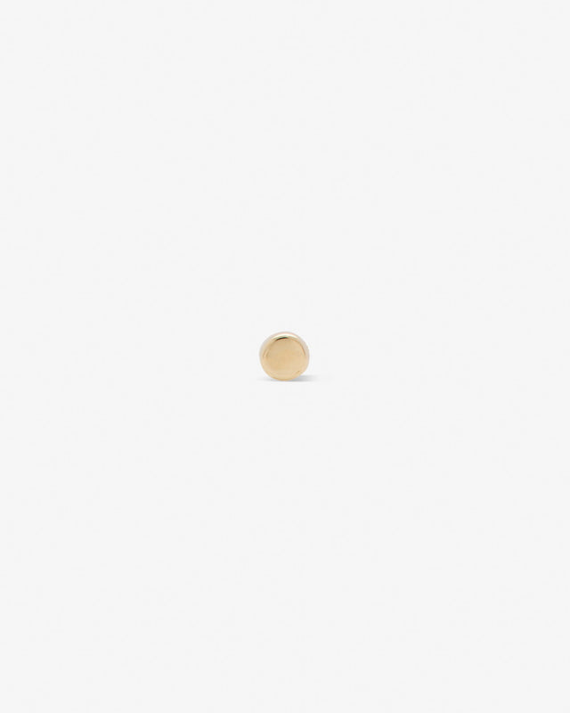Full moon labret — Yellow gold