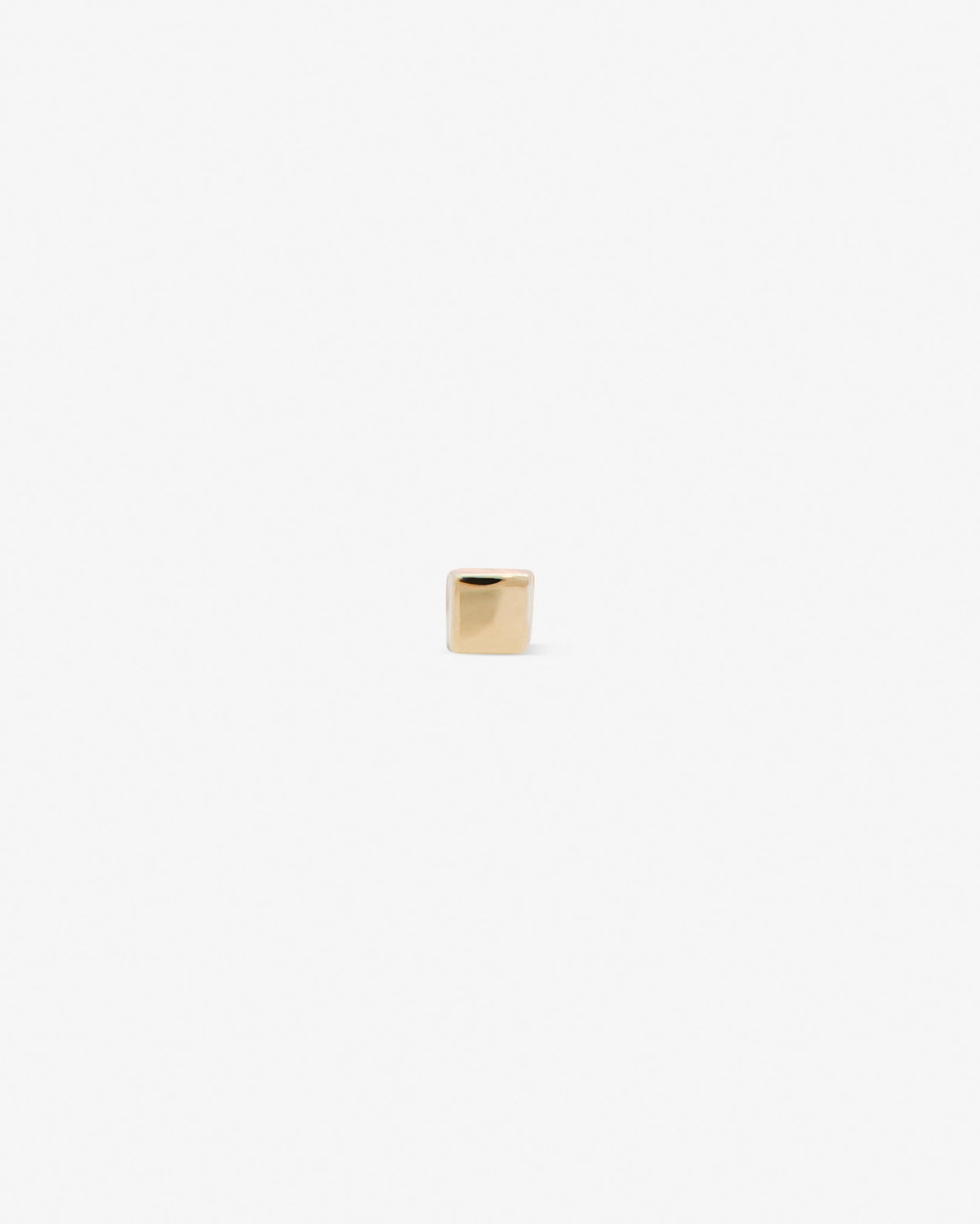 Hip to Be Square labret yellow gold