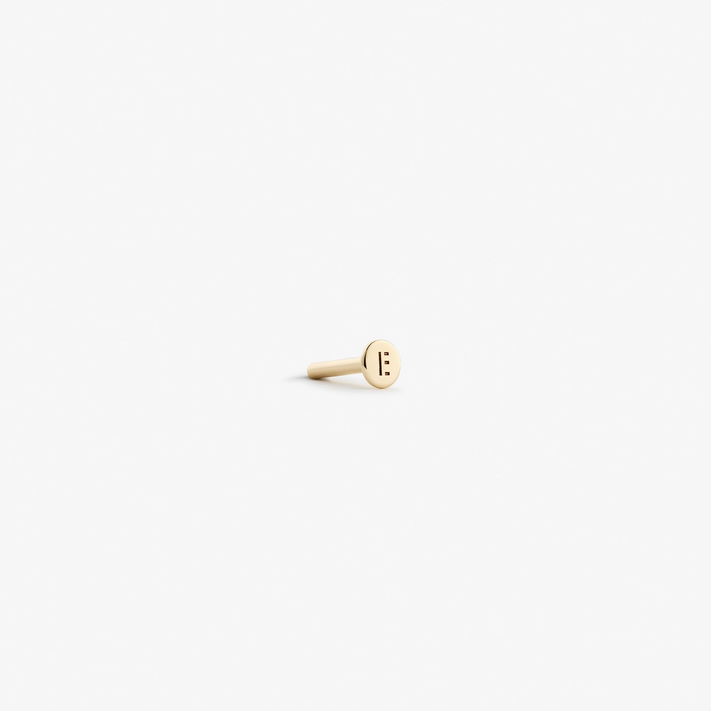 HIP TO BE SQUARE LABRET YELLOW GOLD