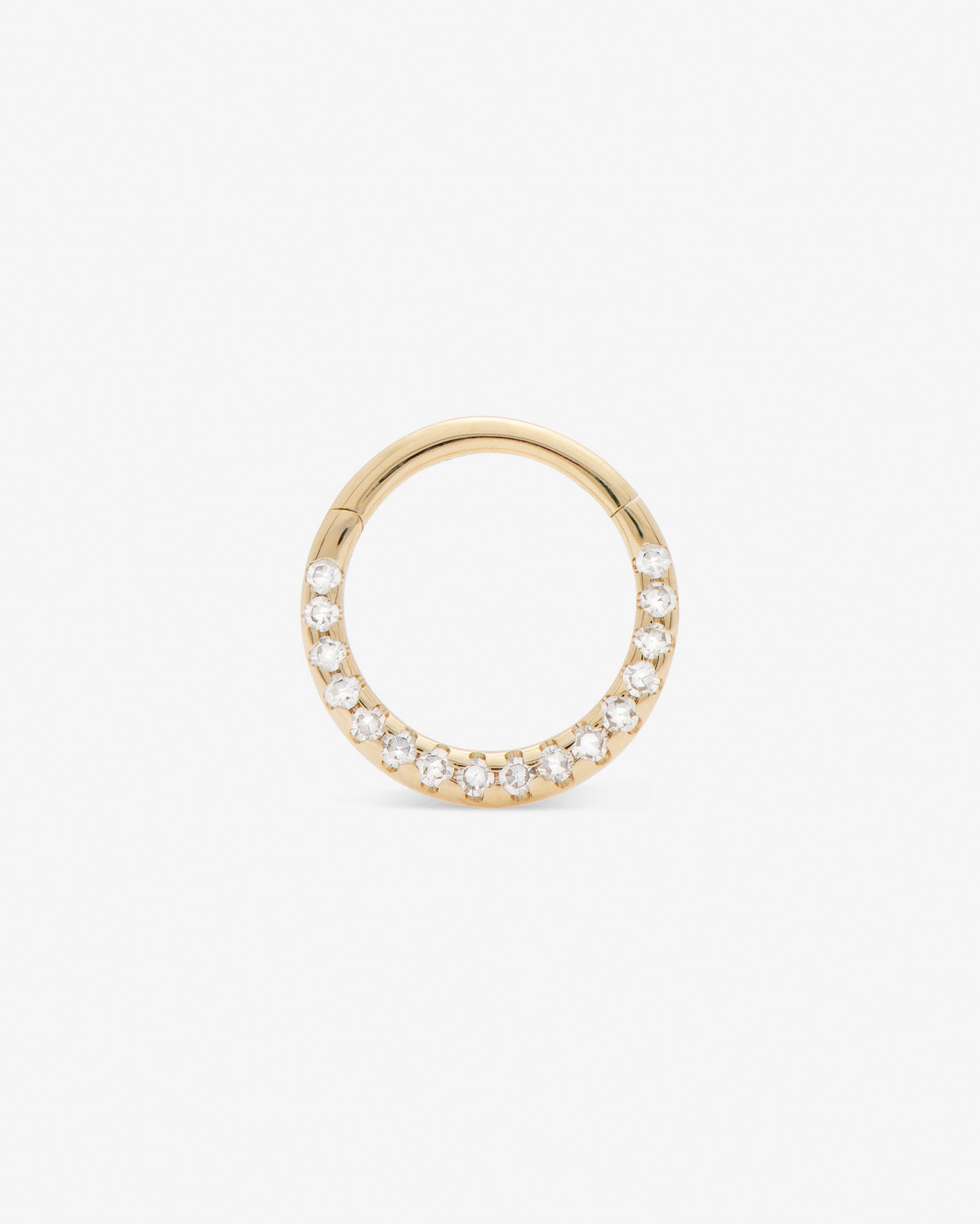 Diamond Clicker white diamond & yellow gold