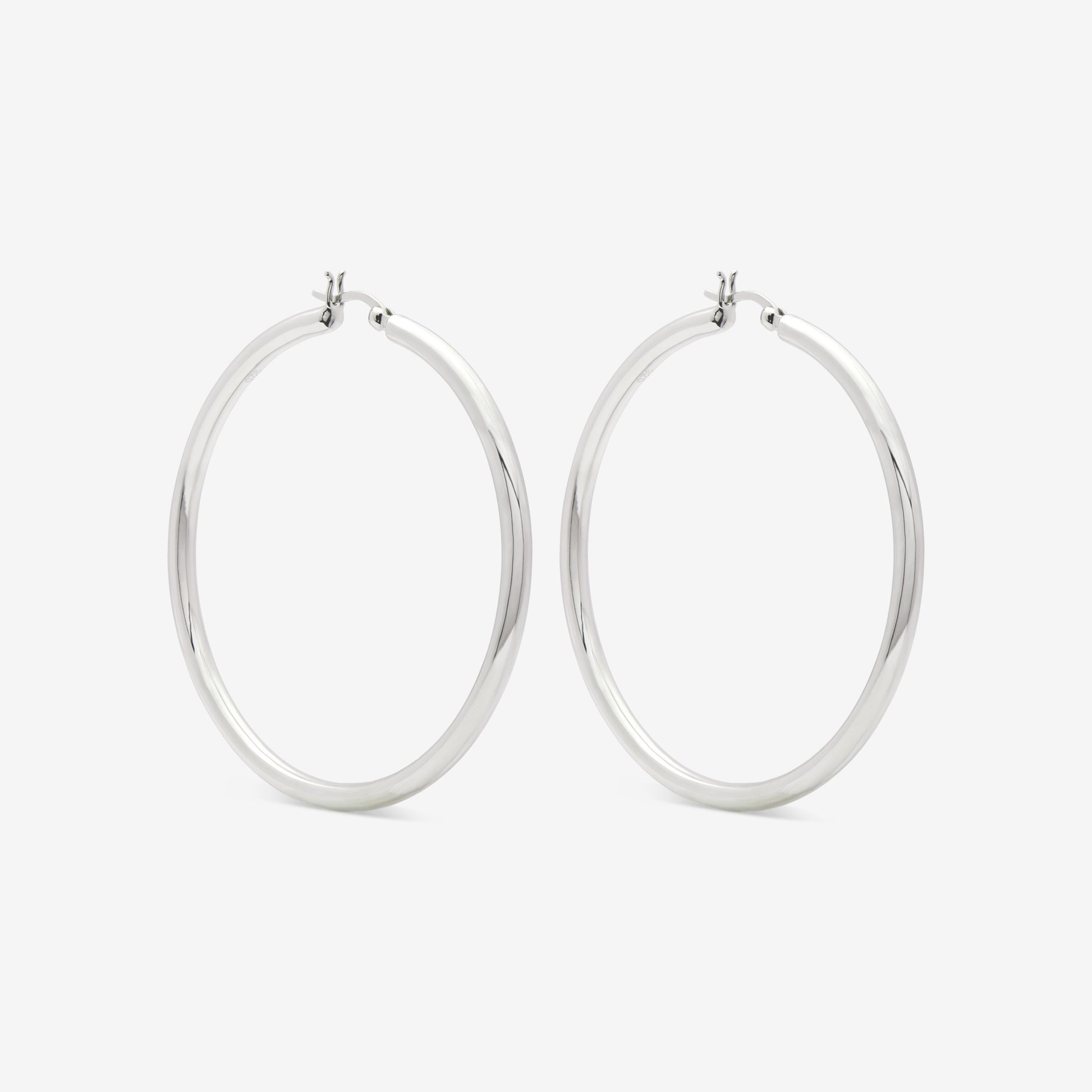 simp hoop large silver from ennui atelier