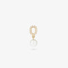 DIAMOND & PEARL PENDANT - YELLOW GOLD